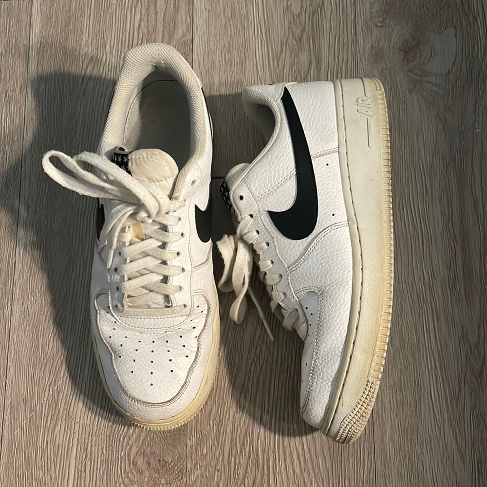 Nike Air Force One Low Stars White Black